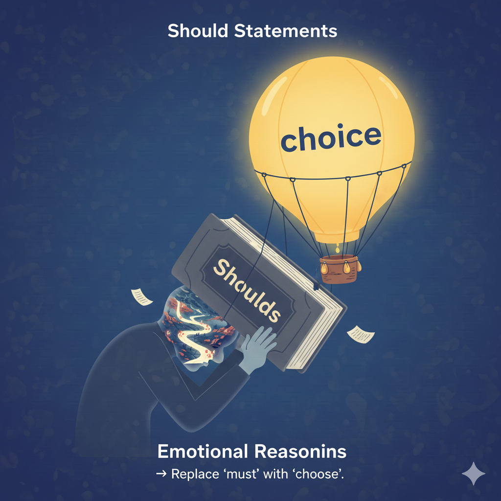 "Should" Statements (The Guilt Whip)